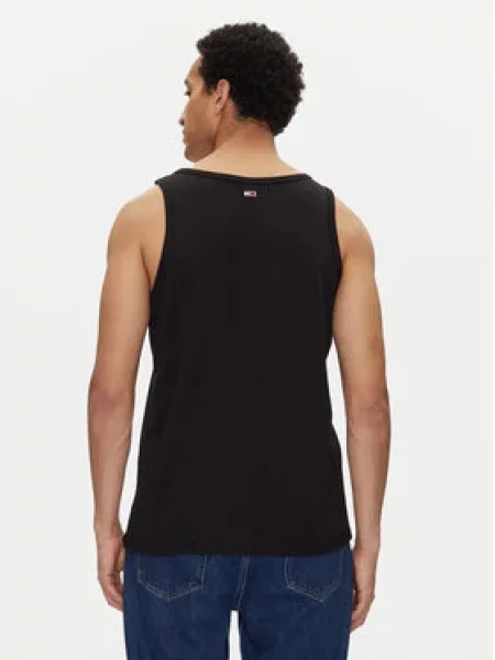Tričko Tommy Jeans černé