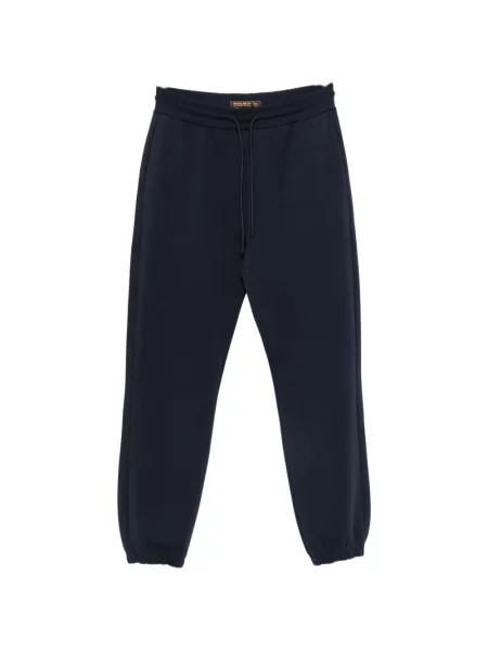 Pantaloni Woolrich alergare cu cordon albastru