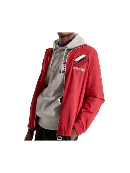 Sacou Superdry alergare roșu