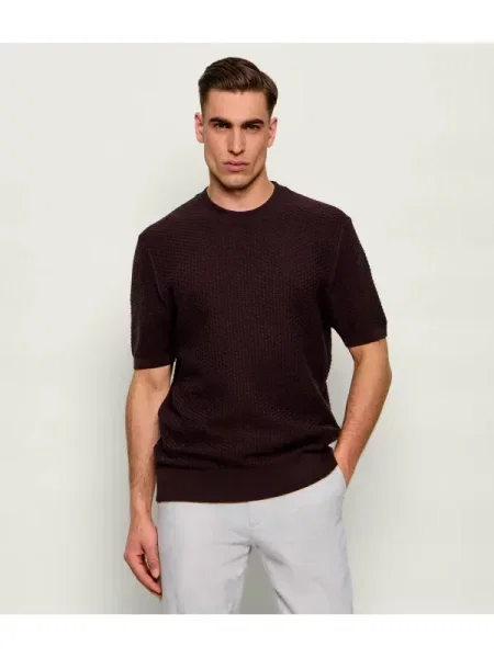 BOSS BLACK Pulover H-Nilton negru