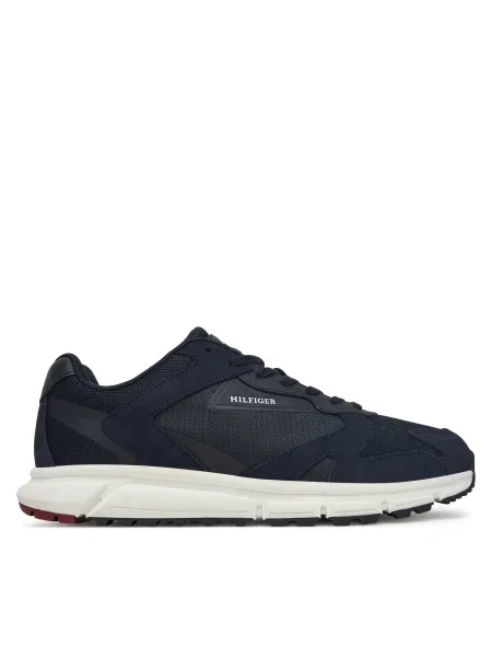 Tommy Hilfiger Сникърси Outdoor Runner Mix тъмносин