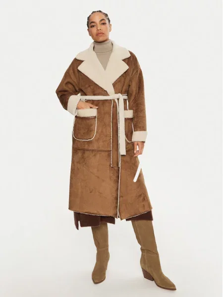 Usnjeni plašč Dixie rjava