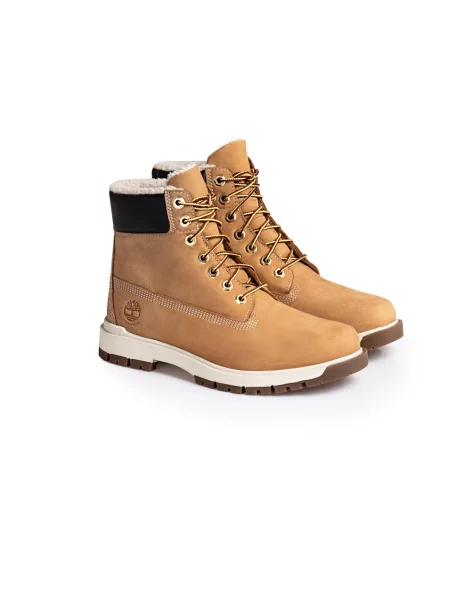 Botki Timberland skórzane brązowe