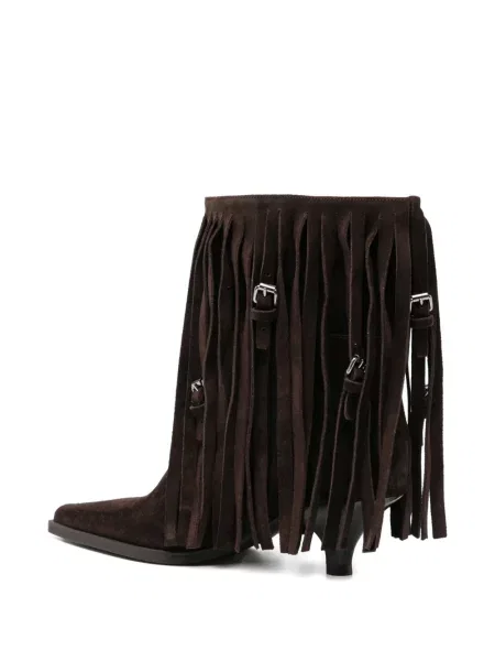 Botine Chuckies din piele de căprioară maro