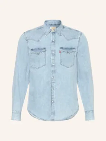 Levi's® Džínová Košile Barstow Western Slim Fit tmavě modrá