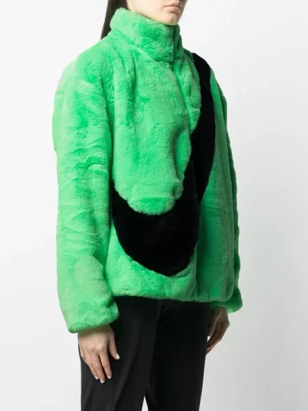 Blană geacă Nike verde