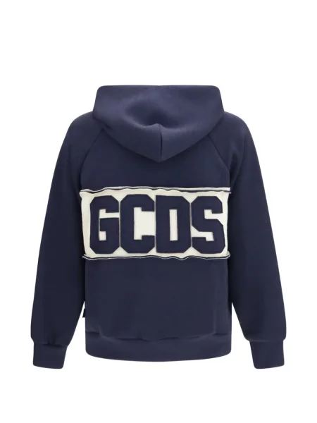 Hanorac cu glugă Gcds cu autograf albastru