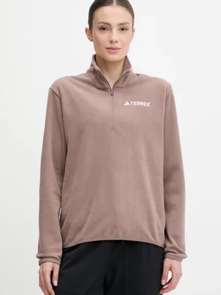 ADIDAS TERREX Športový sveter ESS' hnedá