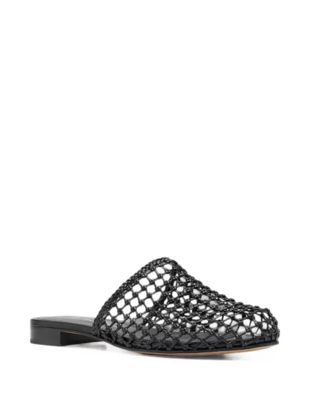 Papuci tip mules Ferragamo negru