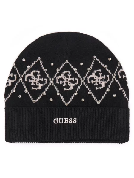 Guess Czapka czarny