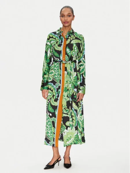 LOLA CASADEMUNT Сукня-сорочка зелений