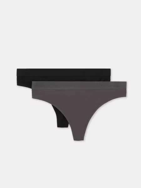 Набір трусів DIVERSE Rinka 2p бавовна/еластан чорний