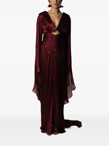 Rochie maxi Miau By Clara Rotescu roșu