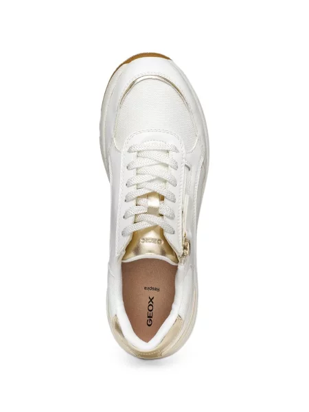 Sneakerși Geox alb