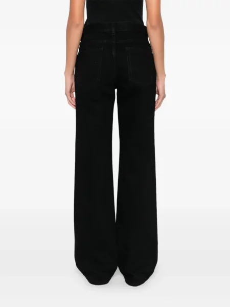 Blugi The Row cu 5 buzunare negru