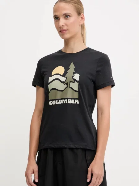 Тениска Columbia Ruby Springs дамска сиво черно