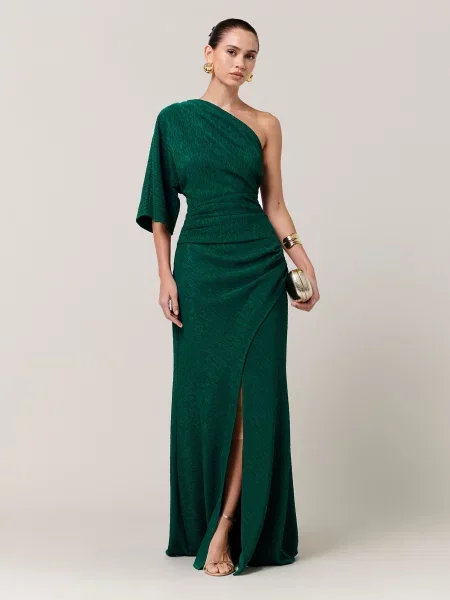 Sável Rochie Monza închis verde