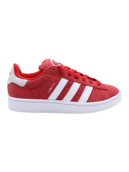 Sneakersy Adidas Campus zamszowe retro czerwone
