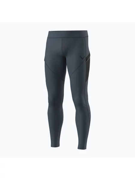 Legginsy do biegania DYNAFIT Warm Ultra szare