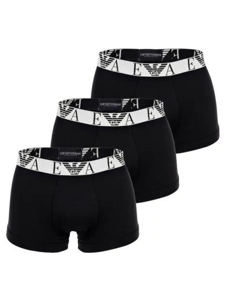 Emporio Armani Underwear Σετ μποξεράκια 3 τμχ μαύρο