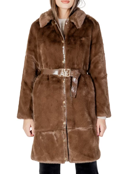 Płaszcz Ayfee brązowy