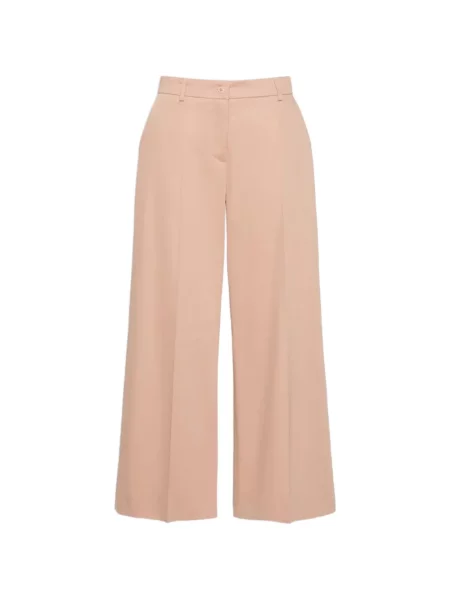 Pantaloni Weekend Max Mara din satin roz