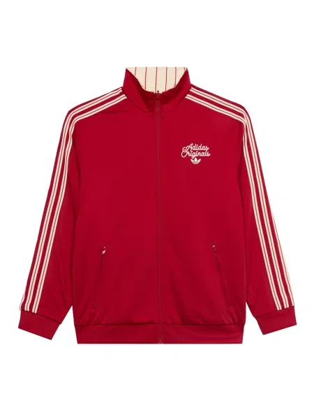 ADIDAS ORIGINALS Φθινοπωρινό και ανοιξιάτικο μπουφάν FIREBIRD κόκκινο λευκό