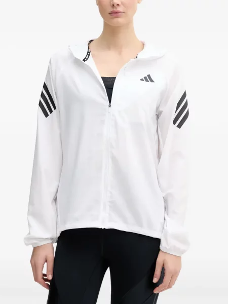 Lung papuci Adidas cu mâneci lungi cu dungi albastru