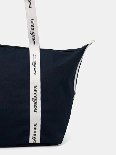 Tommy Jeans Torebka Tjw Ess Daily Tote Beżowy granatowa