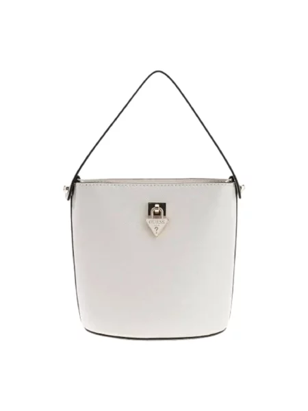 Guess torebka crossbody z imitacji skóry PATSIE biała