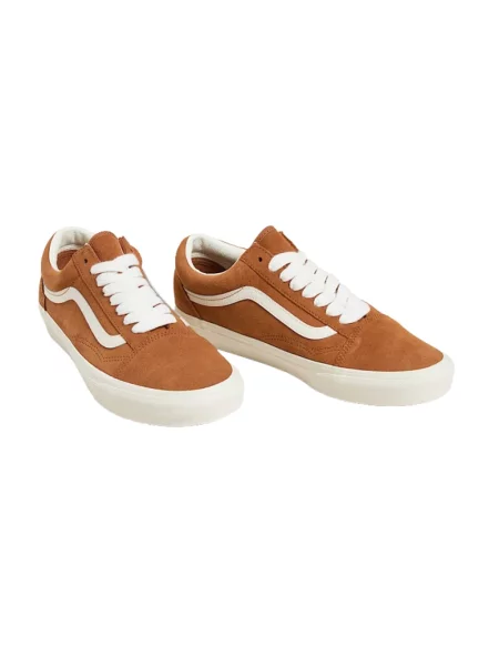Sneakersy Vans Old Skool zamszowe brązowe