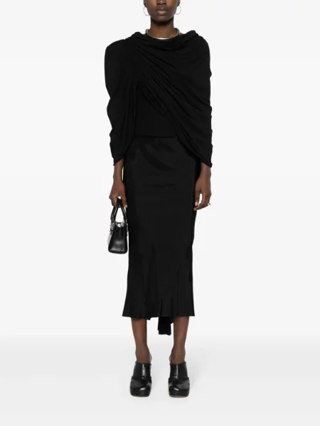 Palaidinė be rankovių Rick Owens juoda