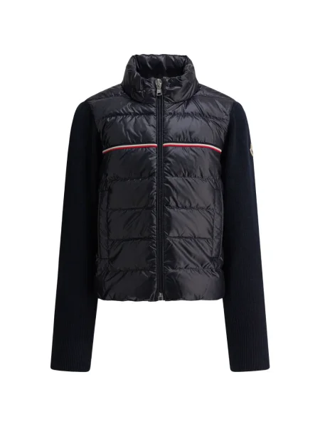 Kurtka dziecięca Moncler Enfant niebieska