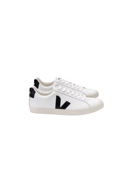 Buty męskie VEJA Esplar Logo Leather white/black białe
