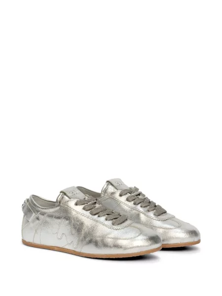 Sneakerși Msgm cu șireturi din dantelă
