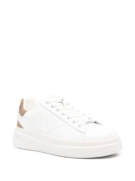 Sneakerși Guess alb