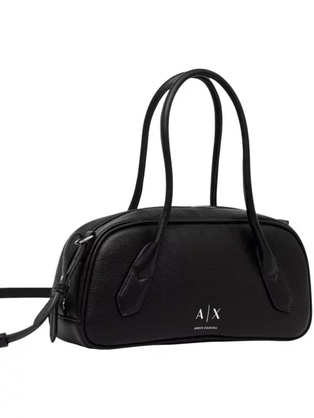 Crossbody kabelka Armani Exchange z ekologickej kože čierna