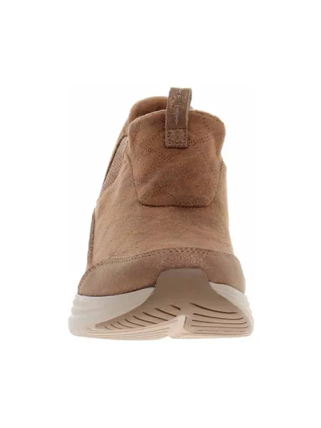 Členkové topánky Skechers hnedá