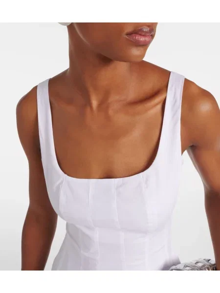 Rochie Staud din poplin alb