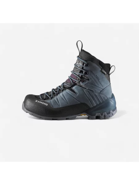 Buty trekkingowe wodoodporne skóra szare