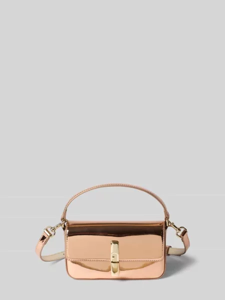 Torba na ramię typu crossbody z zamknięciem na klamrę model IRIDE' Furla różowa