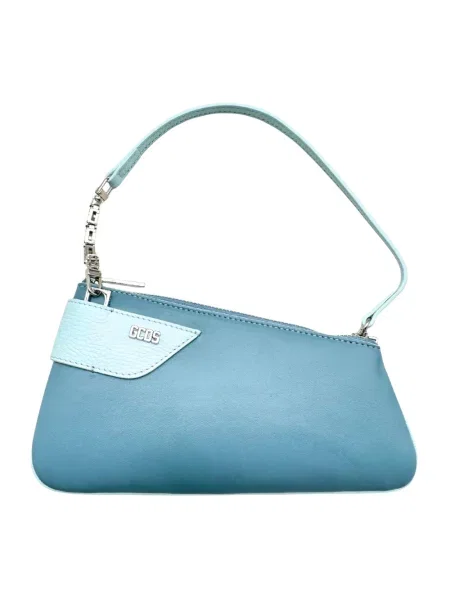 Torebka skórzana Gcds niebieska