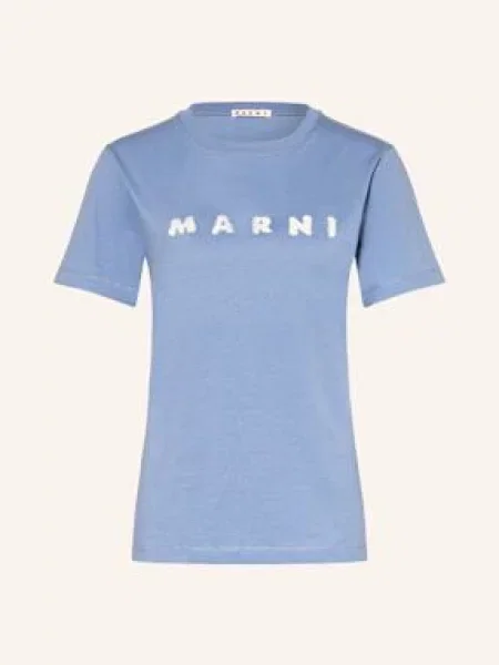 Marni T-Shirt blau niebieska