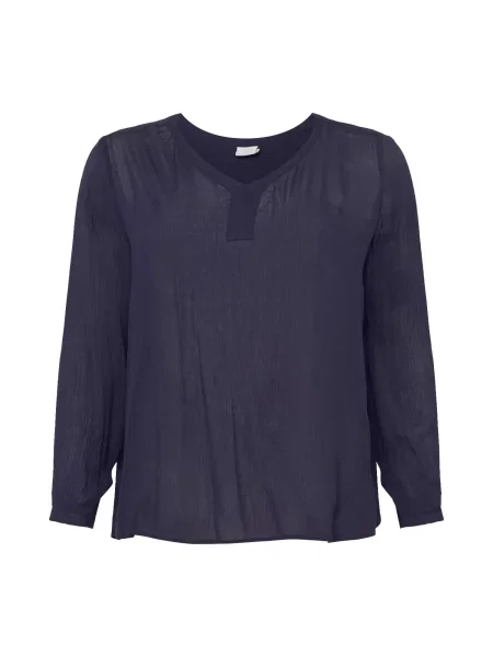 KAFFE CURVE Blúz Ami' sötétkék