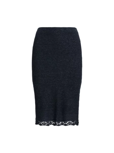 Spódnica midi Ralph Lauren niebieska