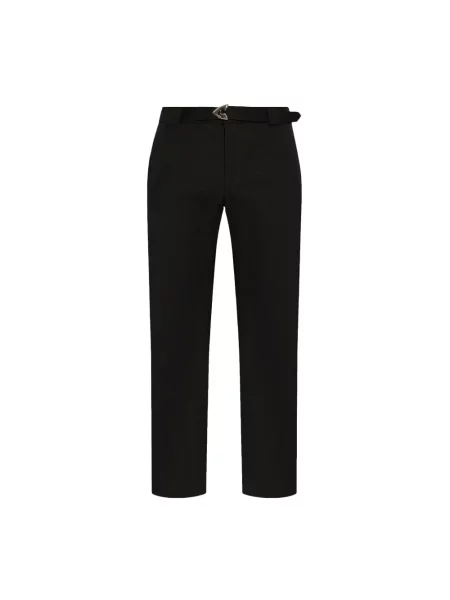 Spodnie Alexander Mcqueen z paskiem czarne