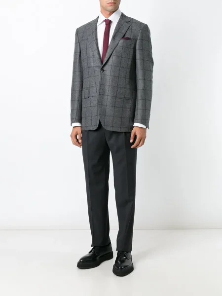Pantaloni Canali albastru