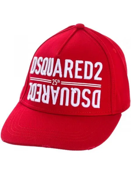 Šiltovka Dsquared červená