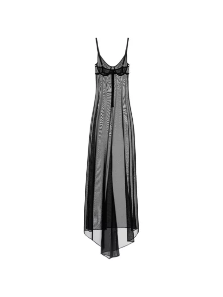 Rochie Balenciaga din tul de costum negru