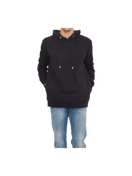 Bluza z kapturem Philipp Plein z kapturem czarna